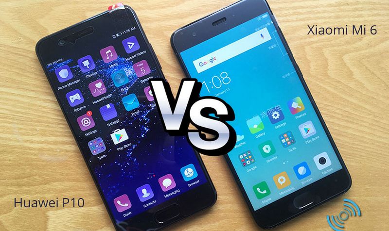 huawei p10 vs xiaomi mi6